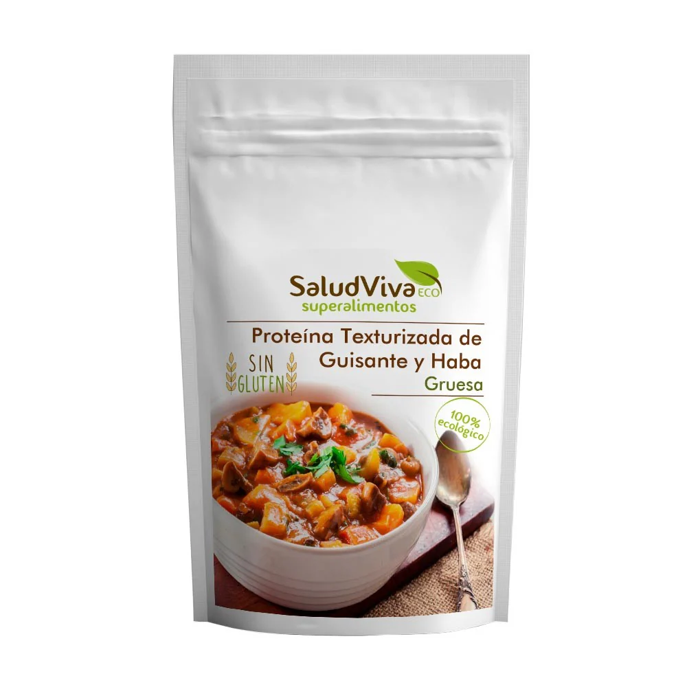 Proteína Texturizada de Guisante y Haba Gruesa Eco · Salud Viva · 150 gramos
