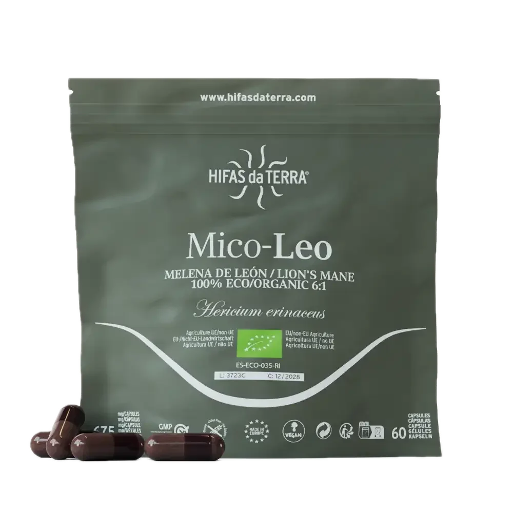 Refill Mico-Leo · Hifas da Terra · 60 cápsulas