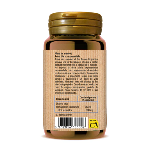 Resveratrol · Naturtierra · 30 cápsulas - Image 2