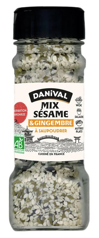Sazonador Sésamo y Jengibre Bio · Danival · 45 gramos