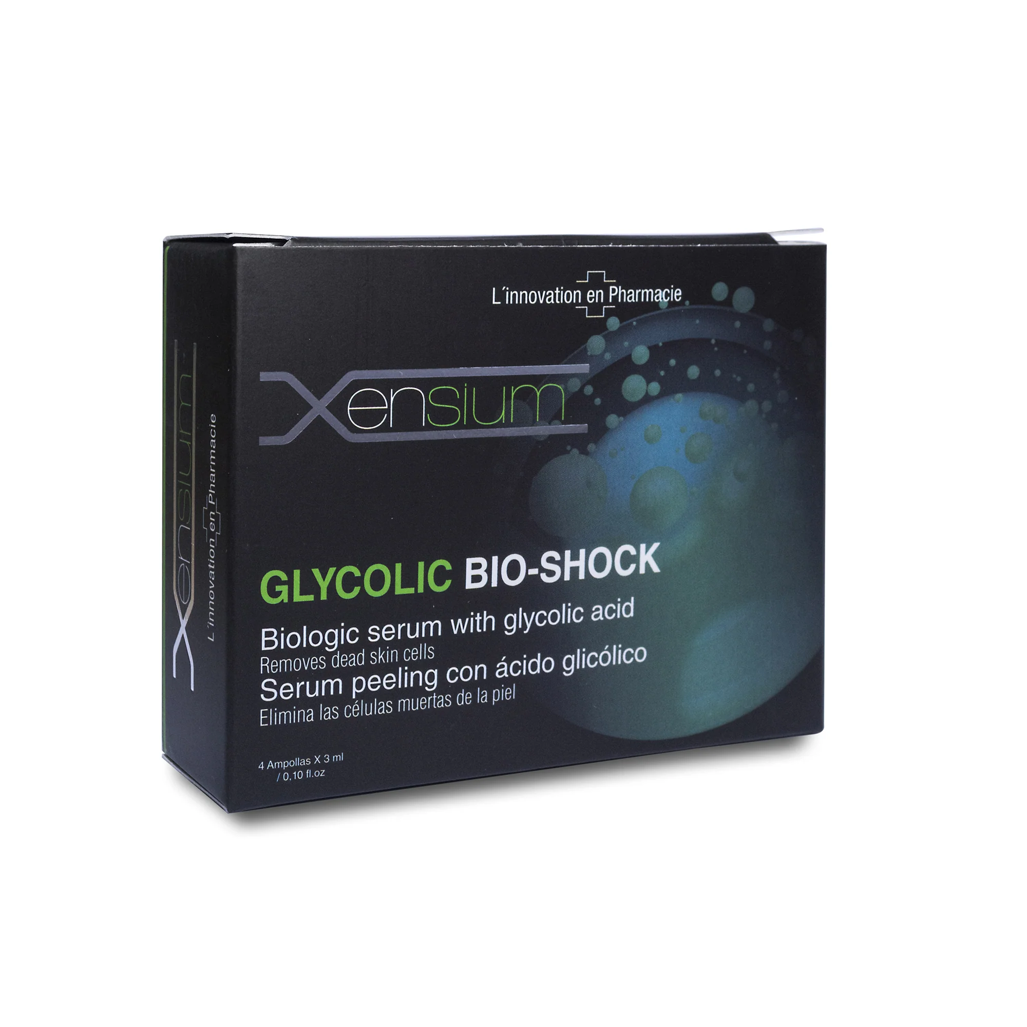 Serum Peeling con Ácido Glicólico · Xensium · 4 ampollas