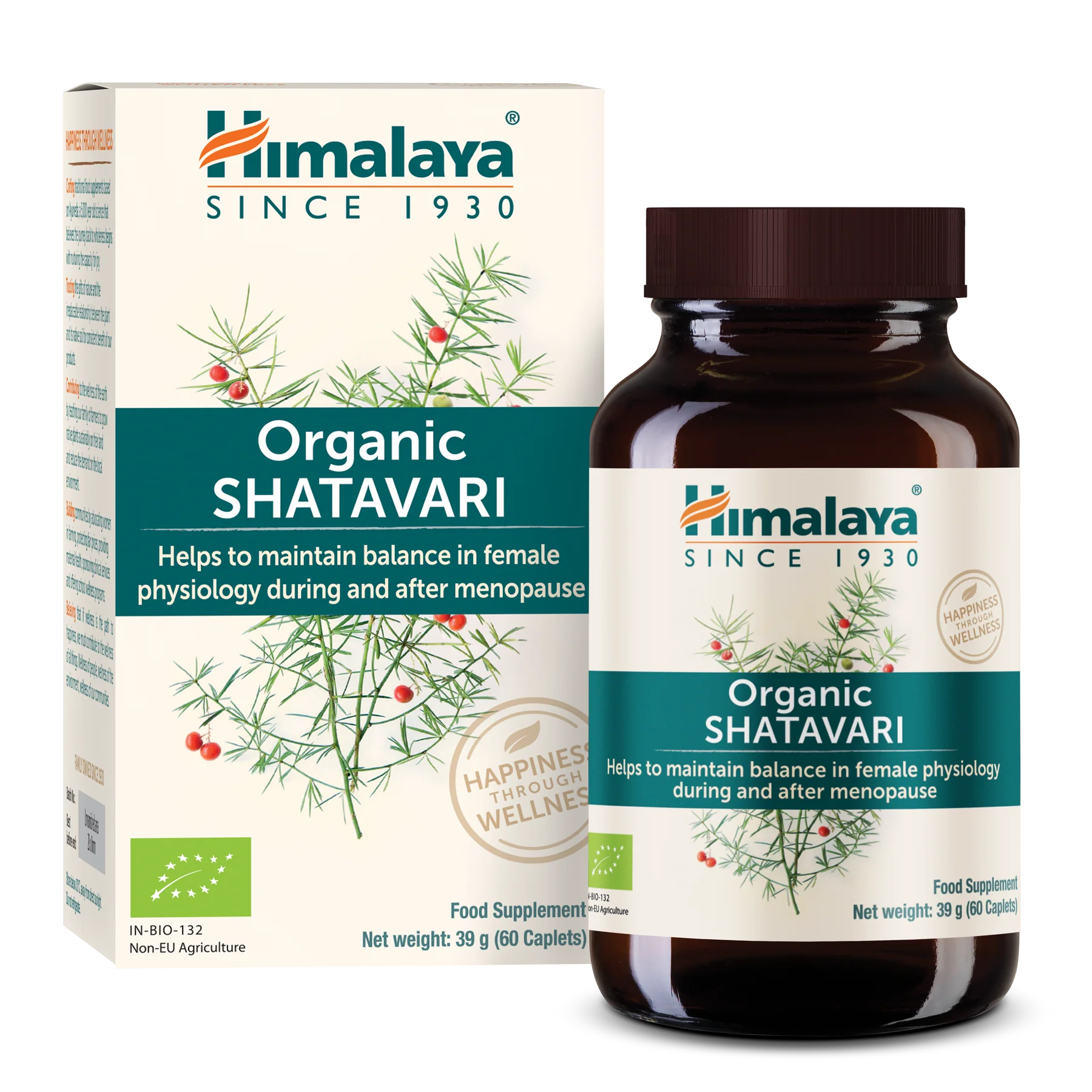 Shatavari Organic · Himalaya · 60 comprimidos