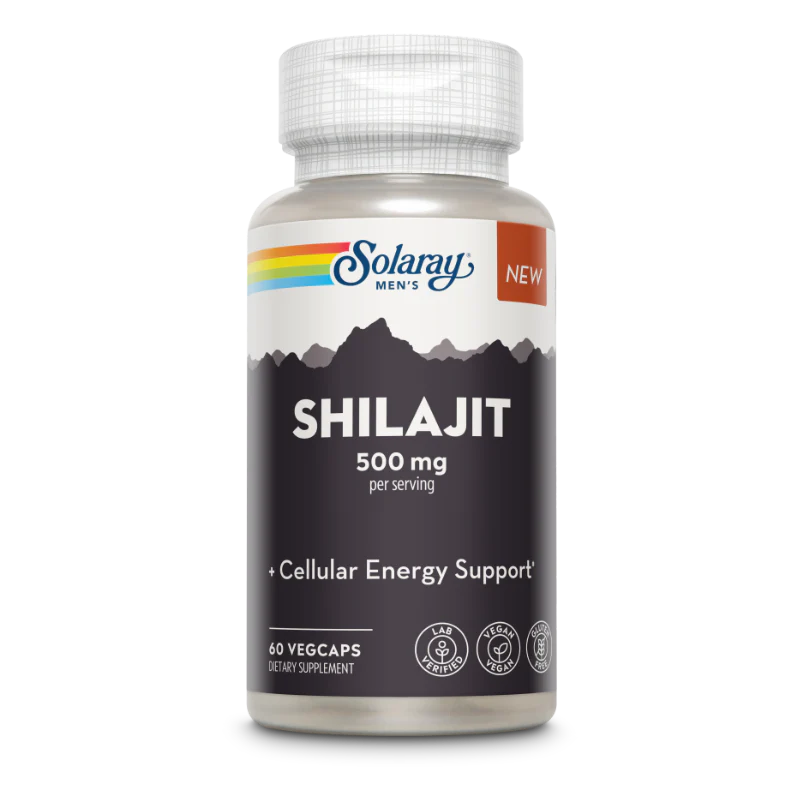 Shilajit 500 mg · Solaray · 30 cápsulas
