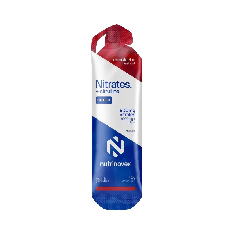 Shoot Nitrates + Citrulina Remolacha · Nutrinovex · 40 gramos