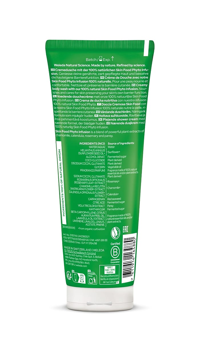 Skin Food Gel de Ducha Cremoso · Weleda · 200 ml - Image 2