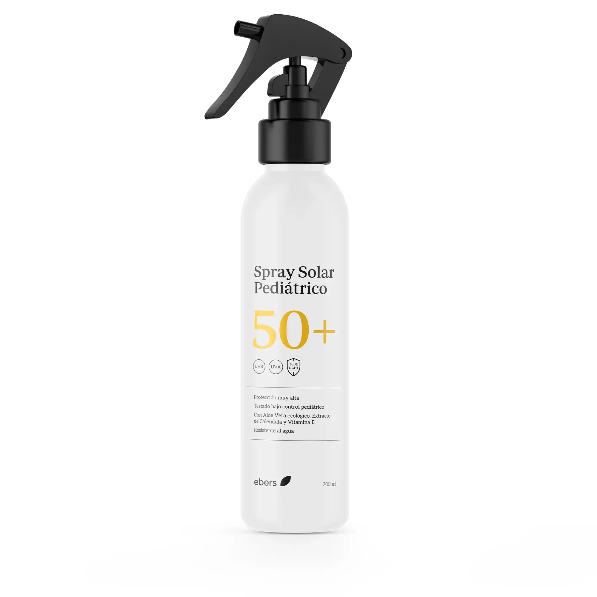 Spray Solar Pediátrico SPF 50+ · Ebers · 200 ml