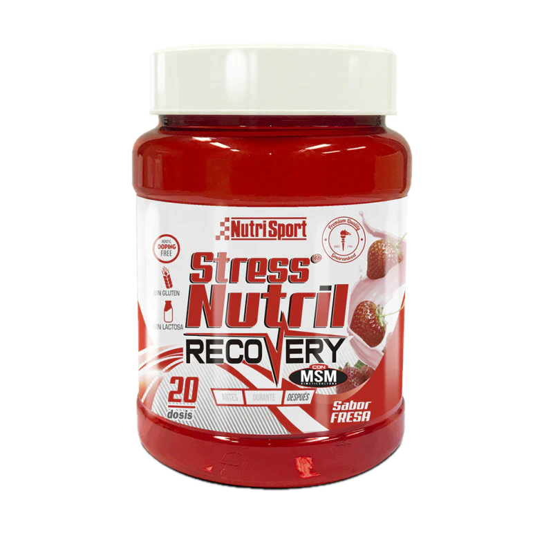 StressNutril Recuperador Fresa · Nutrisport · 800 gramos