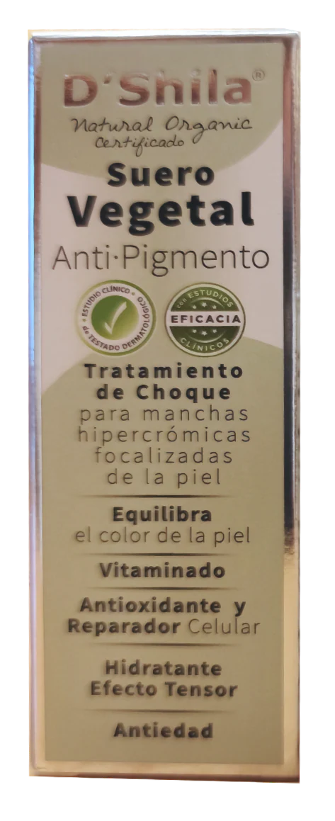 Suero Vegetal Anti-Pigmento · D´Shila · 20 ml