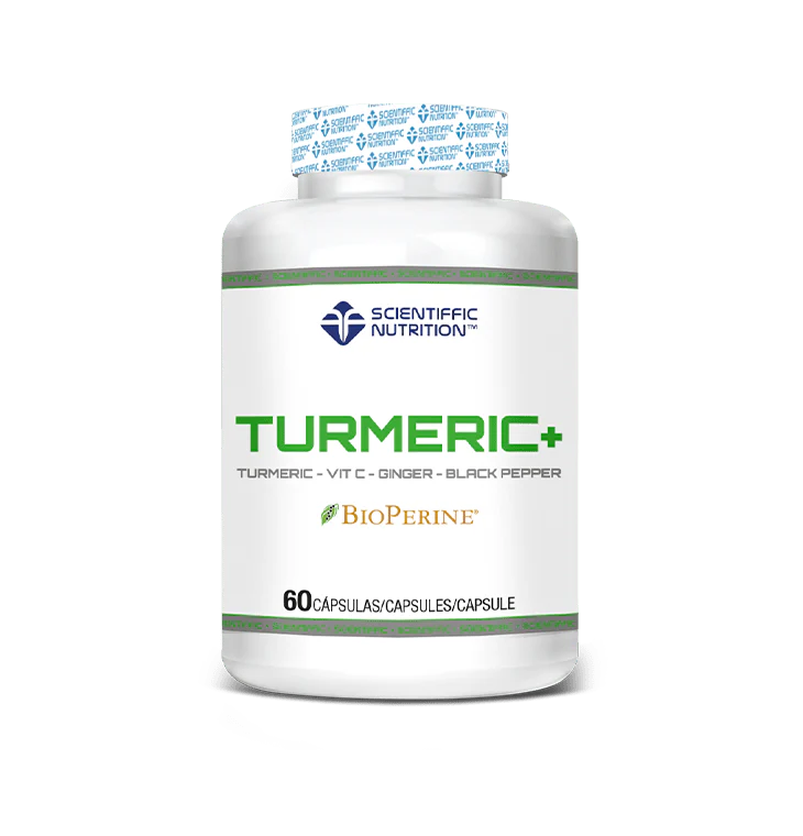 Turmeric+ · Scientiffic Nutrition · 60 cápsulas