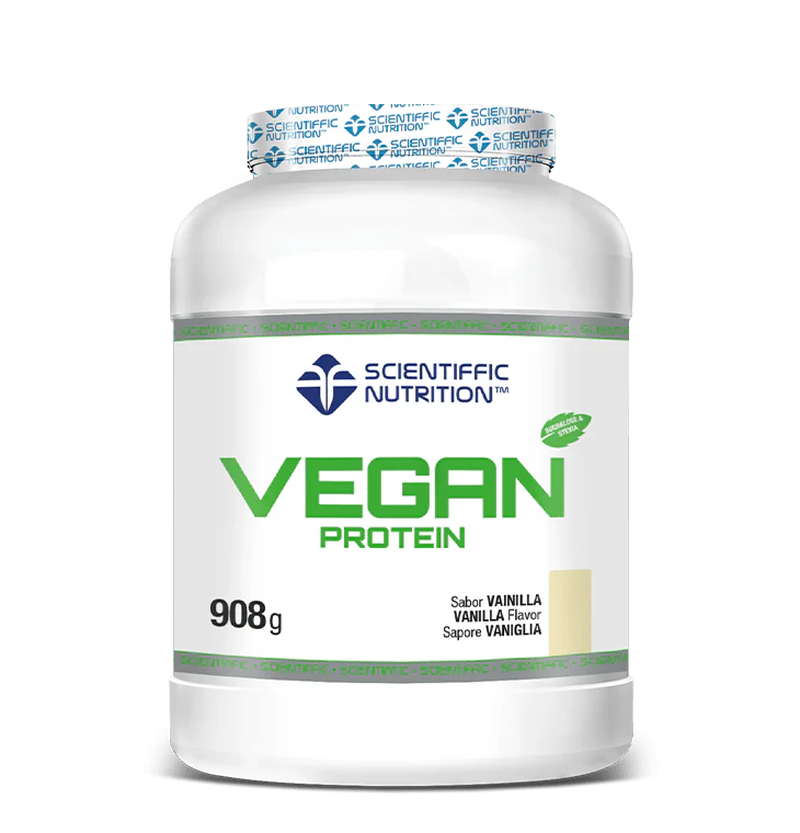 Vegan Protein: Sabor Vainilla · Scientiffic Nutrition · 908 gramos