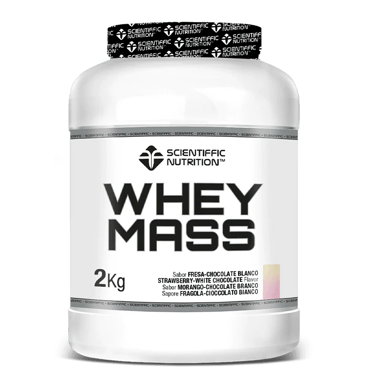 Whey Mass: Sabor Fresa-Chocolate Blanco · Scientiffic Nutrition · 2 kg